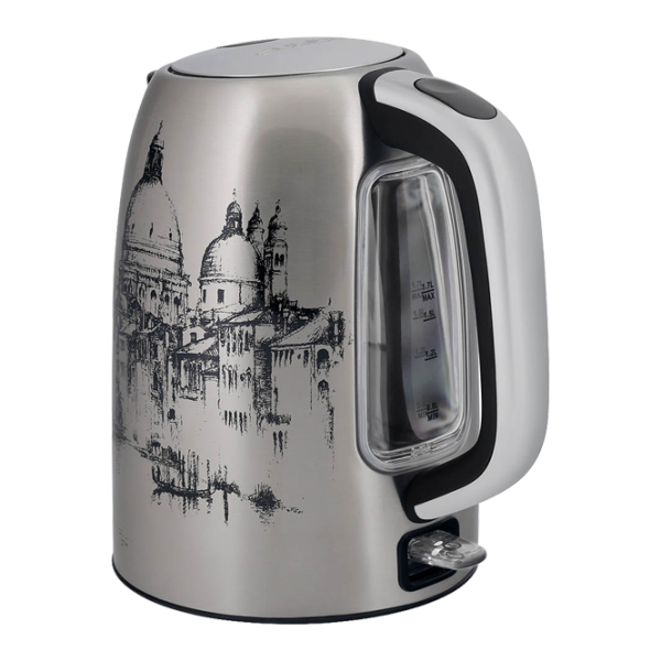 Ceainic Electric Polaris PWK 1763CA Italy 1.7 l/ Ascuns spirală/ Inox Silver photo 3