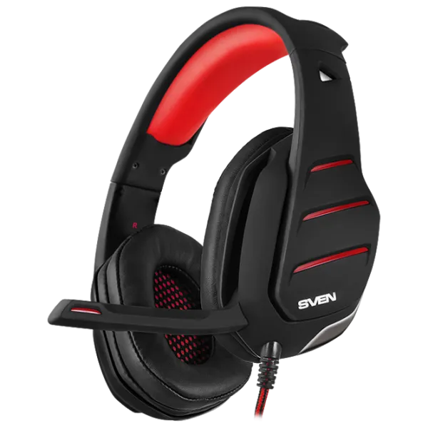 Căști Sven AP U997MV Red Black Cu fir/ Gaming photo 2
