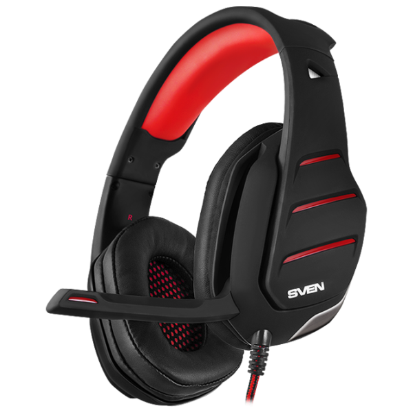 Căști Sven AP U997MV Red Black Cu fir/ Gaming photo 2