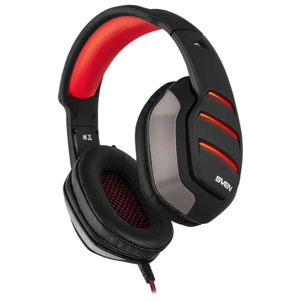 Căști Sven AP U997MV Red Black Cu fir/ Gaming photo 3