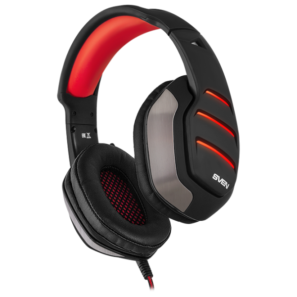 Căști Sven AP U997MV Red Black Cu fir/ Gaming photo 3