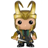 Figurină Funko Marvel Loki w/ Helmet 3+/ Green photo 2