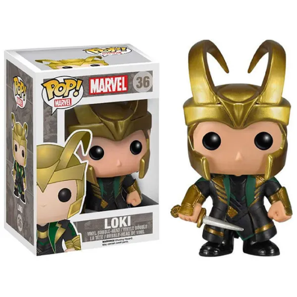 Фигурка Funko Marvel Loki w/ Helmet 3+/ Зелёный photo 3