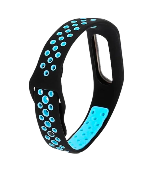 Xiaomi Mi Band 2 Bratara Black-Blue 10.6 mm/ Blue Black photo 2