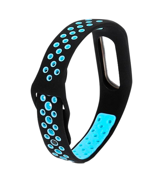 Xiaomi Mi Band 2 Bratara Black-Blue 10.6 mm/ Blue Black photo 2