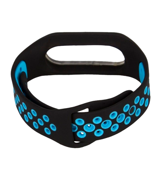 Xiaomi Mi Band 2 Bratara Black-Blue 10.6 mm/ Blue Black photo 3