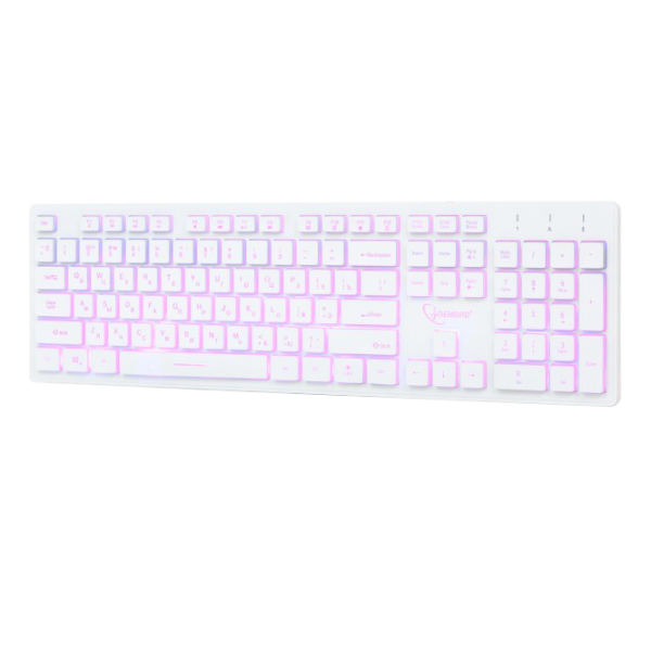 Tastatură Gembird KB-UML3-01 Cu fir/ White photo 2
