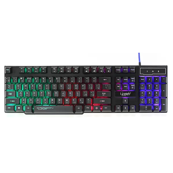 Tastatură Qumo Unicorn K01 Cu fir / Black photo 2
