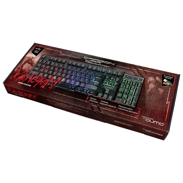 Tastatură Qumo Unicorn K01 Cu fir / Black photo 4