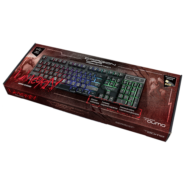 Tastatură Qumo Unicorn K01 Cu fir / Black photo 4