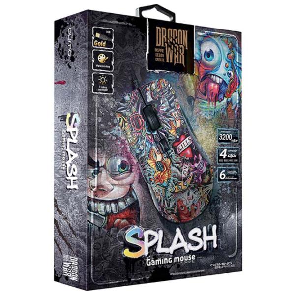 Mouse Qumo Splash USB/ Black photo 3