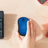 Mouse Logitech M220 Blue photo 5