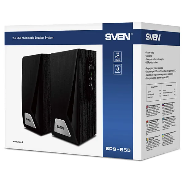 Sistem audio Sven SPS-555 6 W/ Black photo 8