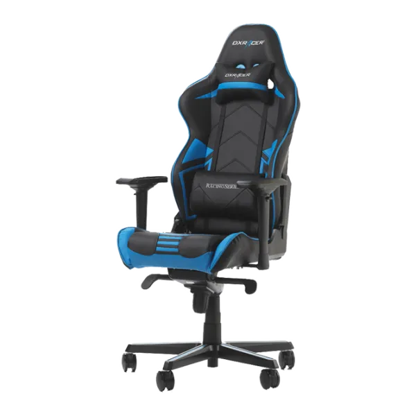 Scaun Gaming DXRacer Racing PRO Blue Black photo 4