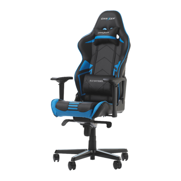 Scaun Gaming DXRacer Racing PRO Blue Black photo 4