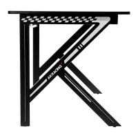 Masă gaming AKRACING Anvil Black White photo 2