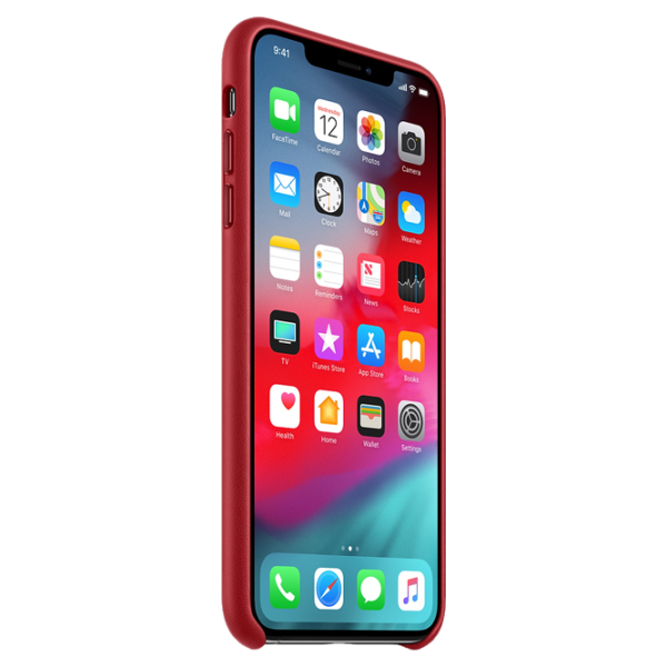Husă pentru smartphone Apple iPhone XS Max Apple/ Back/ Piele/ PRODUCT Red photo 2 Husă pentru smartphone Apple iPhone XS Max Apple/ Back/ Piele/ PRODUCT Red photo 2