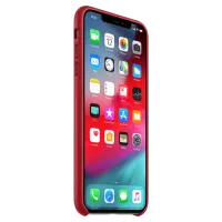 Husă pentru smartphone Apple iPhone XS Max Apple/ Back/ Piele/ PRODUCT Red photo 2