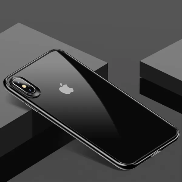 Чехол для смартфона Apple iPhone XS Usams/ Back/ TPU/ PC/ Прозрачный Черный photo 2