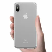 Husă pentru smartphone Apple iPhone X USAMS/ Back/ TPU/ Transparent White photo 2