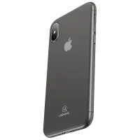 Husă pentru smartphone Apple iPhone X USAMS/ Back/ TPU/ Transparent Black photo 2