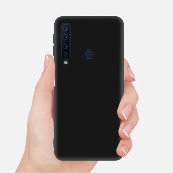 Husă pentru smartphone Samsung Galaxy A9 (2018) Screen Geeks/ Back/ TPU/ Black photo 2
