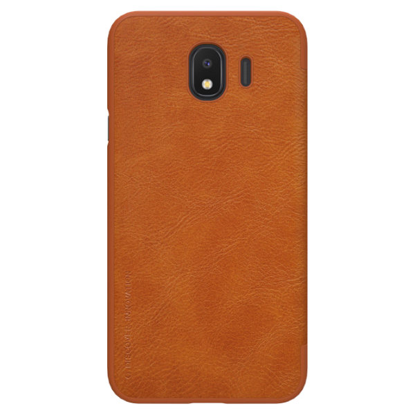 Husa Samsung Galaxy J4 (2018) Nillkin Flip Cover/ Leather/ Gold photo 2