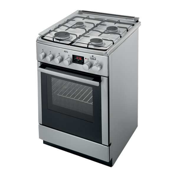 Aragaz AEG CKB56400BX Pe gaz/ Inox/ Black photo 4
