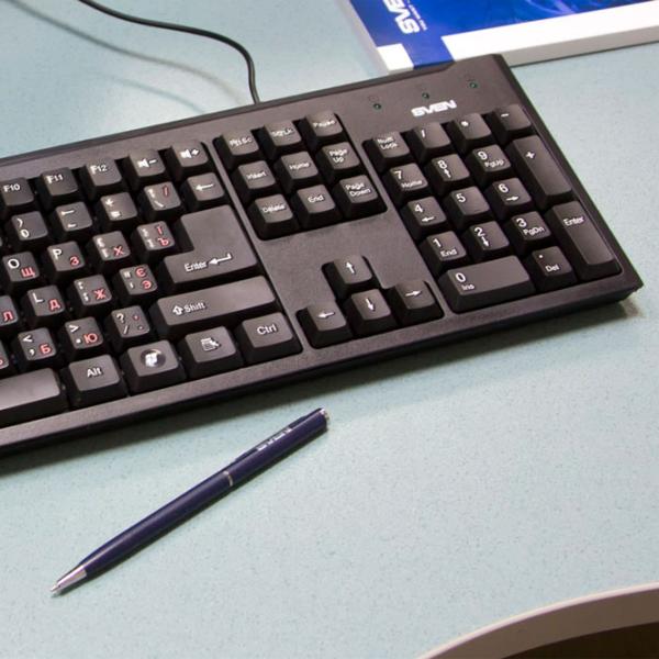 Клавиатура Sven Standard 303 Проводная/ Черный photo 4