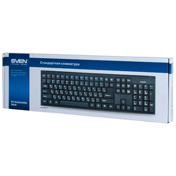 Клавиатура Sven Standard 303 Проводная/ Черный photo 5