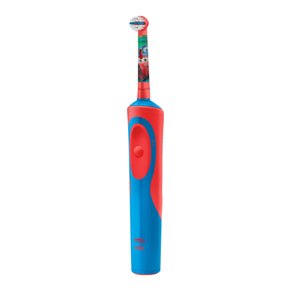 Periuta de dinti electrica Braun D12.513 Kids Cars  Pentru copii/ 2D/ Red Blue photo 2 Periuta de dinti electrica Braun D12.513 Kids Cars  Pentru copii/ 2D/ Red Blue photo 2