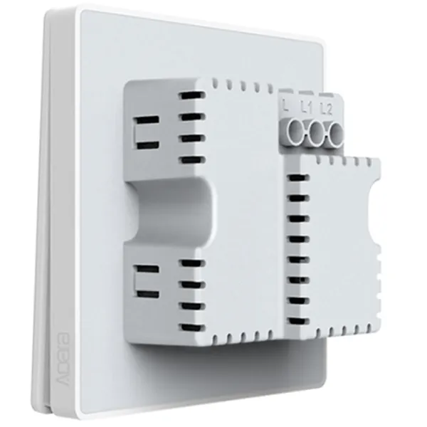 Comutator Smart Xiaomi Aqara Double Key Белый photo 4 Comutator Smart Xiaomi Aqara Double Key Белый photo 4