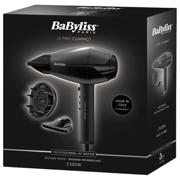 Uscător de păr Babyliss 6720E 2300 W / Black photo 5
