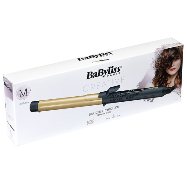 Ondulator de păr Babyliss C425E Cilindrică/ Black Gold photo 7