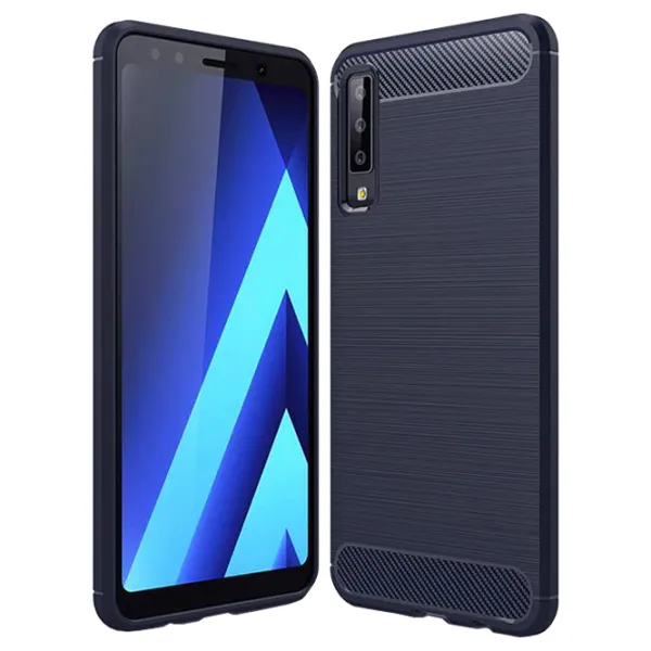 Чехол для смартфона Samsung Galaxy A7 (2018) Cover X/ Back/ TPU/ Синий photo 3