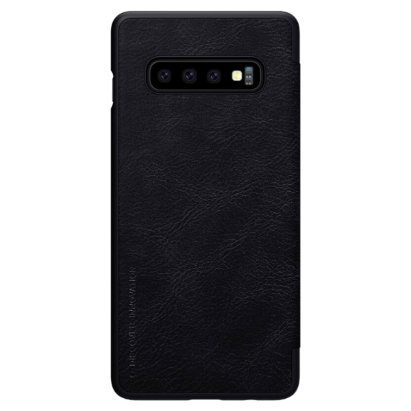 Husa Samsung Galaxy S10+ Nillkin Flip Cover/ Leather/ Black photo 2