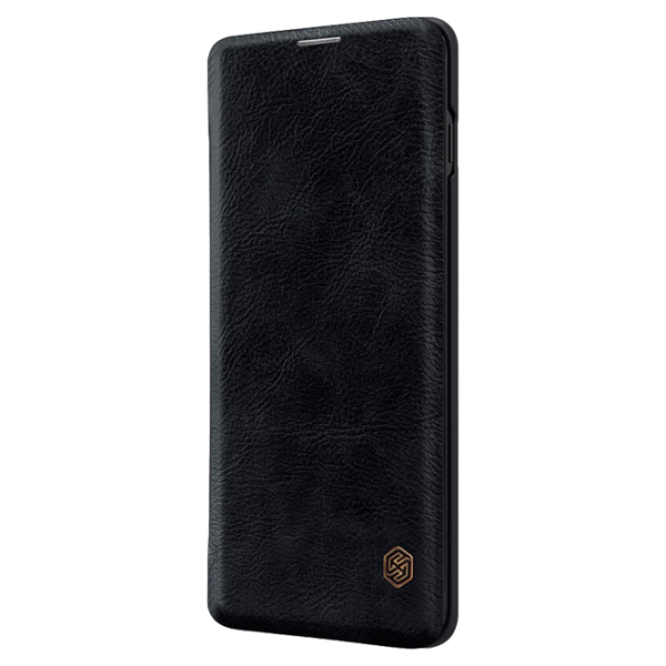 Husa Samsung Galaxy S10+ Nillkin Flip Cover/ Leather/ Black photo 3