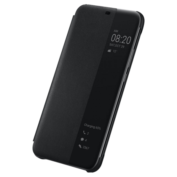 Husa Huawei Mate 10 Lite Original Flip Cover View/ PU/ Black photo 2