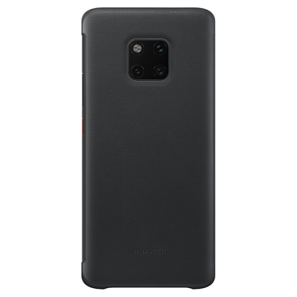 Husa Huawei Mate 20 Pro Original Flip Cover View/ PU/ Black photo 2