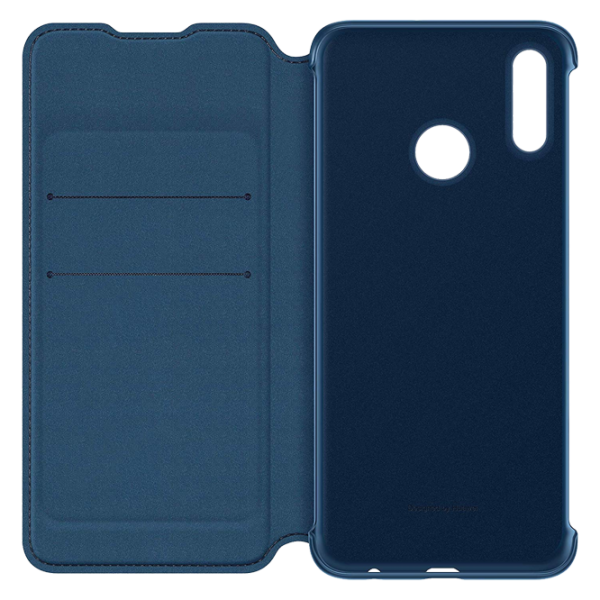 Husa Huawei P Smart 2019 Original Flip Cover/ PU/ Blue photo 2