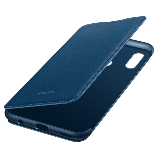 Husa Huawei P Smart 2019 Original Flip Cover/ PU/ Blue photo 3