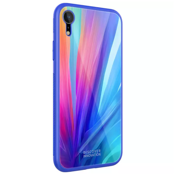 Husă pentru smartphone Apple iPhone XR Nillkin/ Back/ TPU/ PC/ Purple Blue photo 2