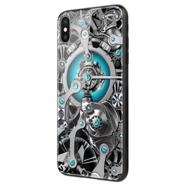 Husă pentru smartphone Apple iPhone XS Max Nillkin/ Back/ TPU/ PC/ White Black photo 2