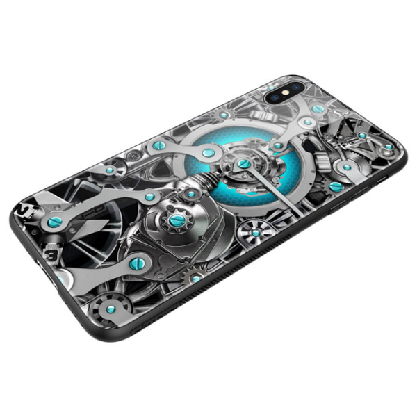 Husă pentru smartphone Apple iPhone XS Max Nillkin/ Back/ TPU/ PC/ White Black photo 3
