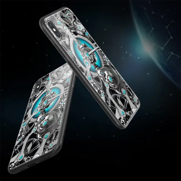 Husă pentru smartphone Apple iPhone XS Max Nillkin/ Back/ TPU/ PC/ White Black photo 4