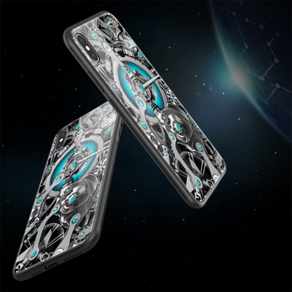 Husă pentru smartphone Apple iPhone XS Max Nillkin/ Back/ TPU/ PC/ White Black photo 4