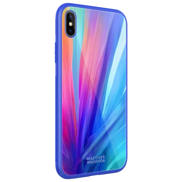 Husă pentru smartphone Apple iPhone XS Max Nillkin/ Back/ TPU/ PC/ Multicolor Blue photo 3