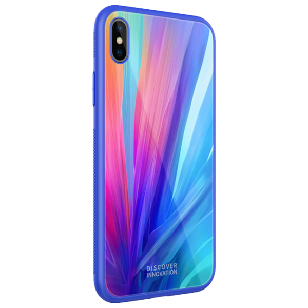 Husă pentru smartphone Apple iPhone XS Max Nillkin/ Back/ TPU/ PC/ Multicolor Blue photo 3