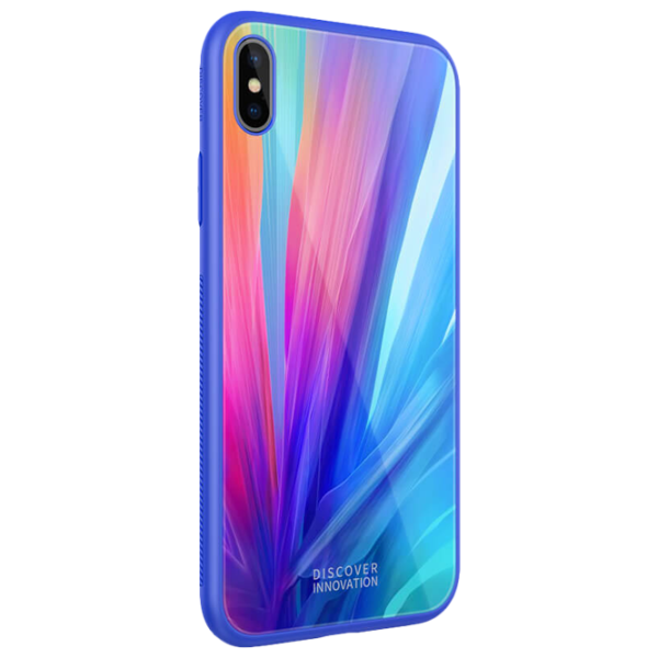 Husă pentru smartphone Apple iPhone XS Nillkin/ Back/ TPU/ PC/ Multicolor Blue photo 2