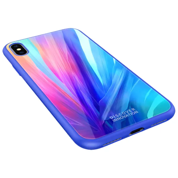 Husă pentru smartphone Apple iPhone XS Nillkin/ Back/ TPU/ PC/ Multicolor Blue photo 3